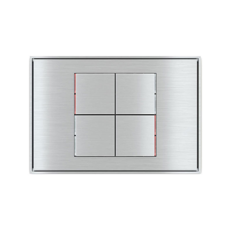 aluminum 4 button switch