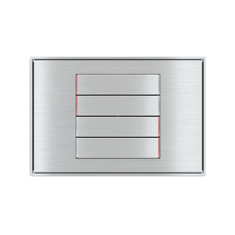 aluminum 4 button switch