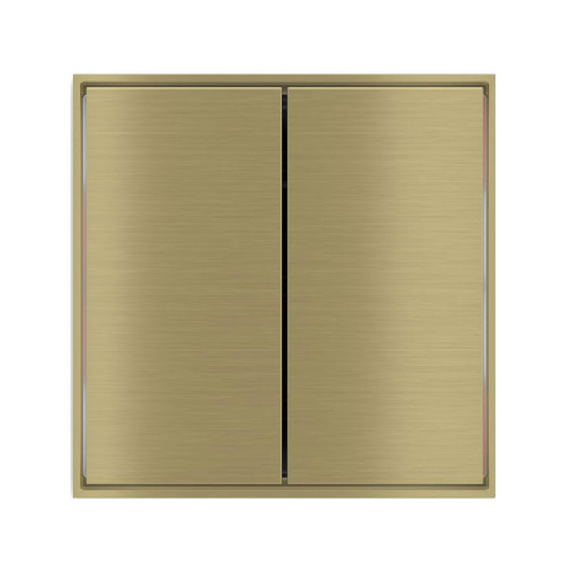 brass two button switch