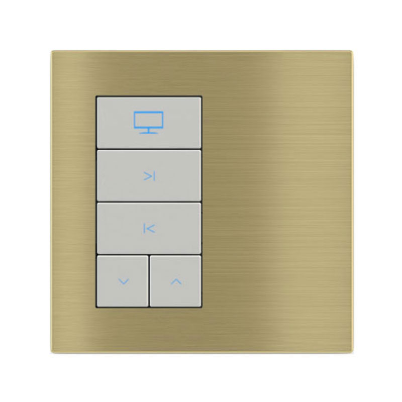brass 5 button switch