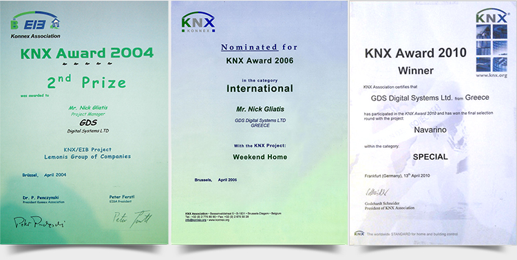 knx awards of 2004, 2006 and 2010